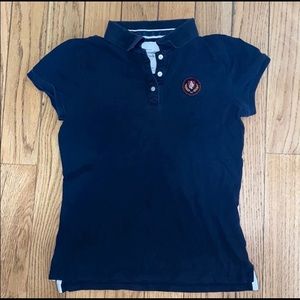 A&F Navy Polo Tee Size Medium